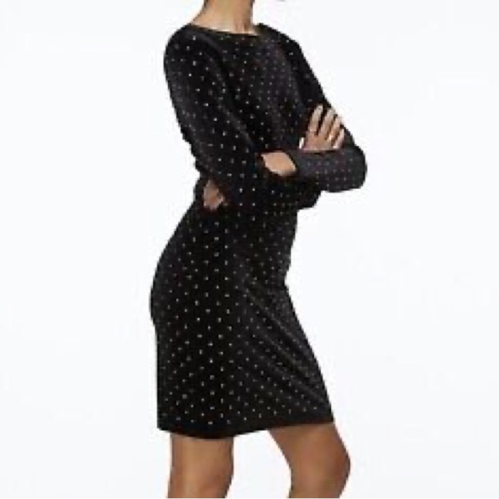H&M Velvet Rhinestone Dress